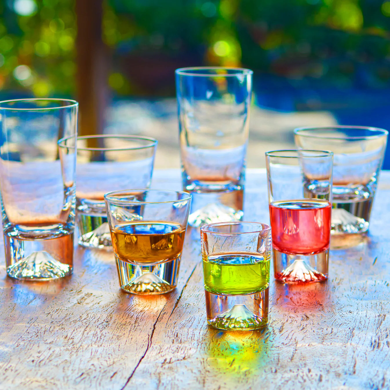 迷你版手工製富士山高杯