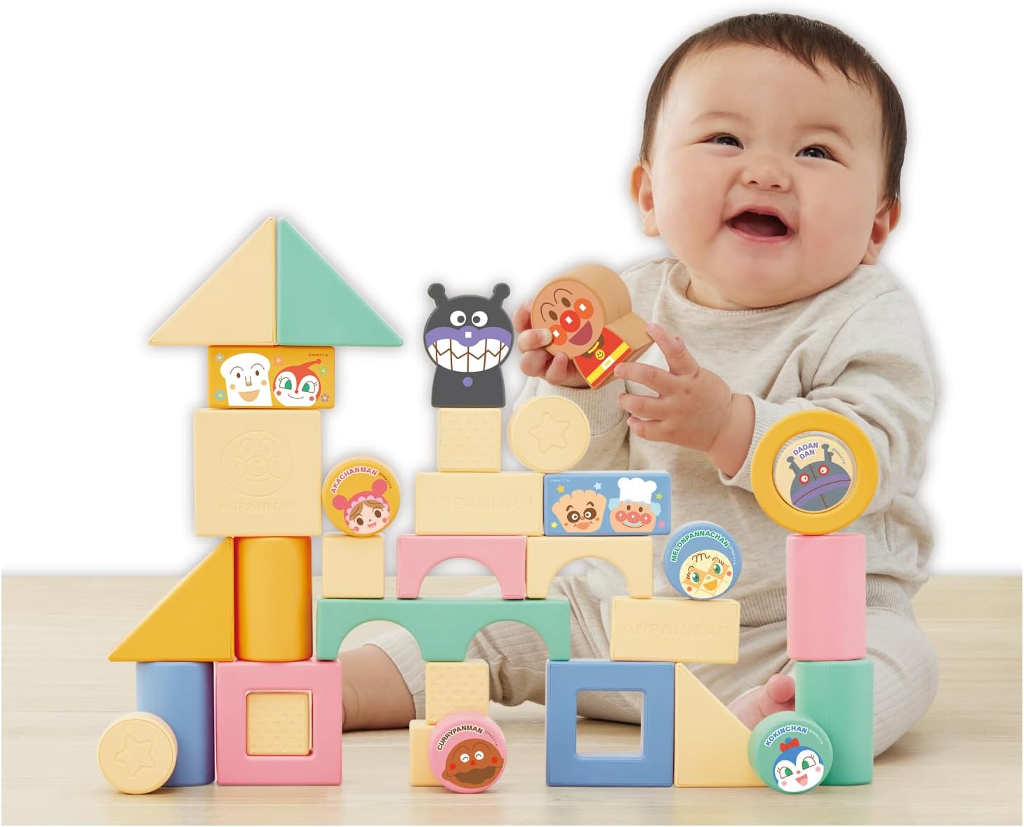 麵包超人天然大米積木