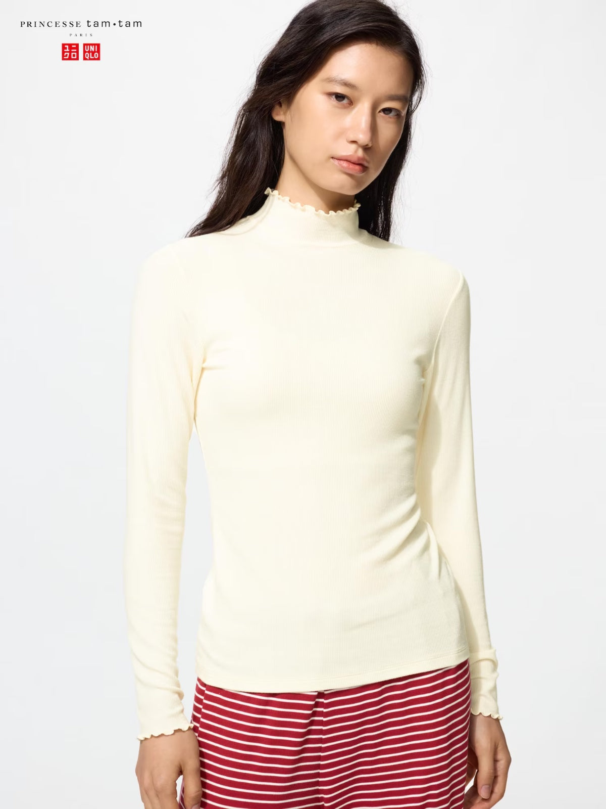 UNIQLO x PRINCESSE tam tam 荷葉邊極暖Heattech