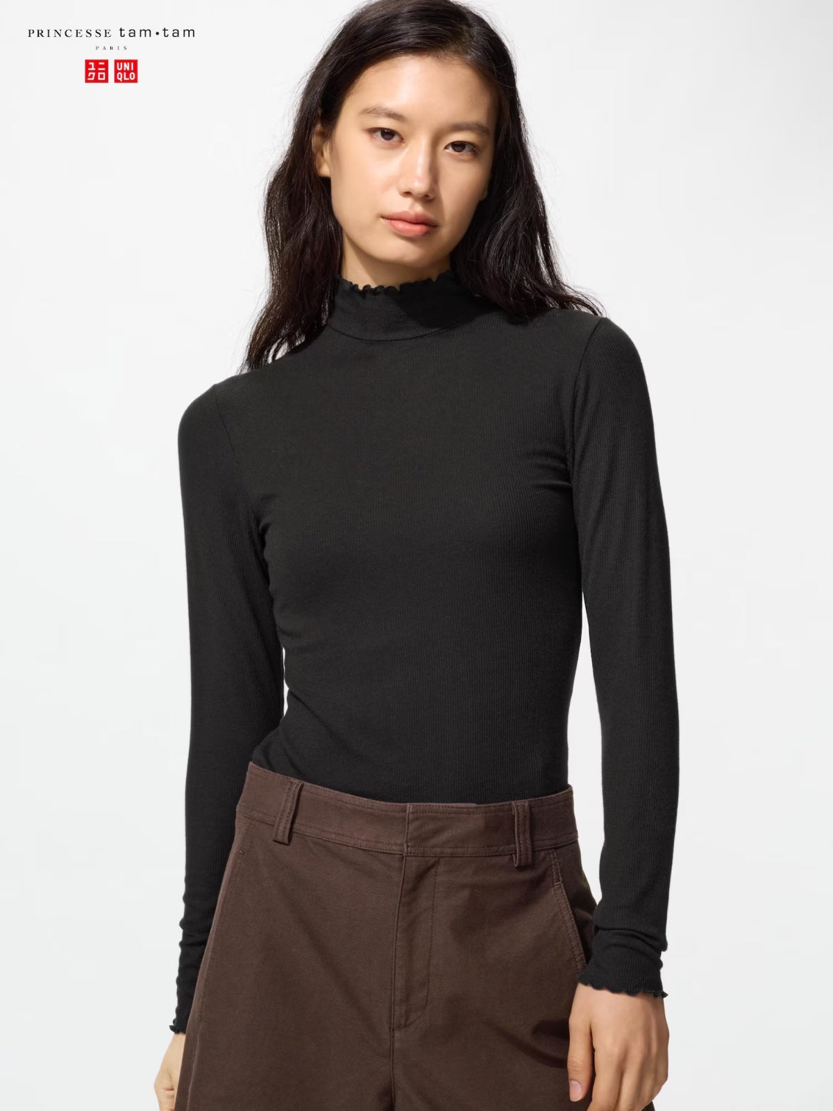 UNIQLO x PRINCESSE tam tam 荷葉邊極暖Heattech