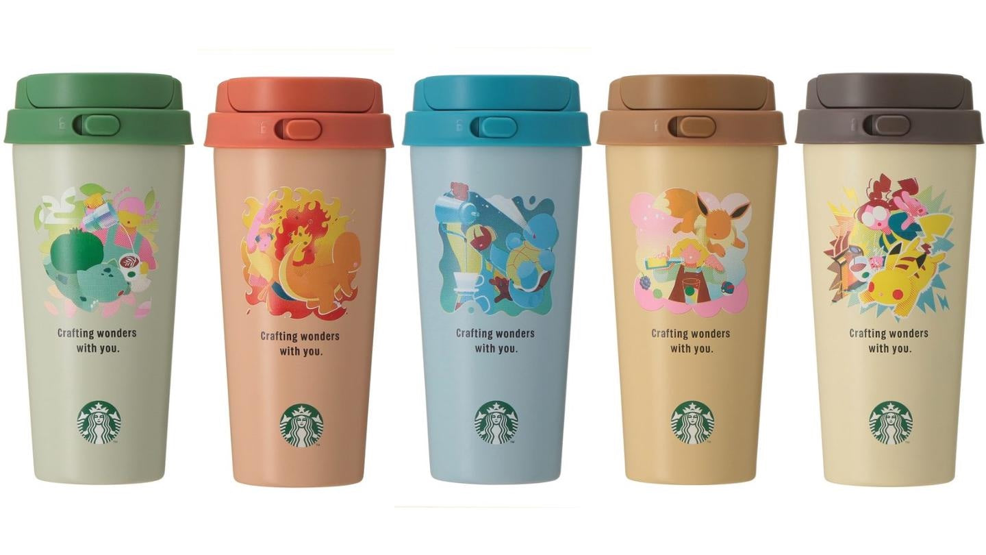 日本 STARBUCKS x Pokémon 聯乘系列
